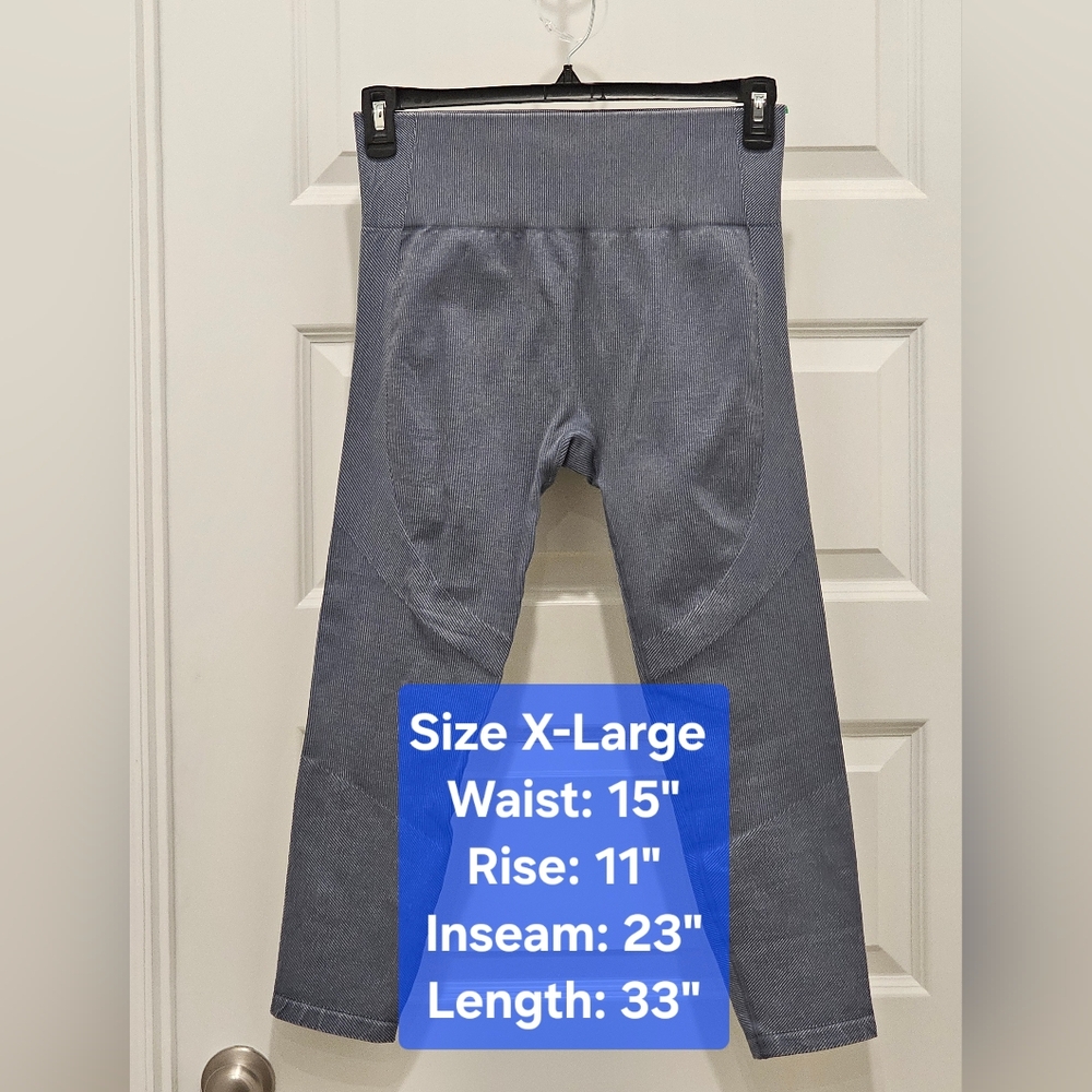 JoyLab High-Rise Ribbed Seamless 7/8 Leggings, NWOT, Size XL